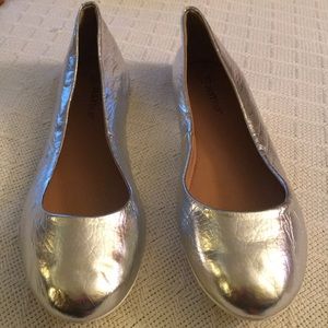 3/$25 Brand New Silver ballerina shoes